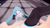 Hatsune Miku can't wait for you VR porn video from SphereWorld