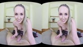 Jenny Simons is your salacious little friend in stockings VR porn video from CzechVR