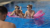 Alecia and Lika relaxing and enjoying the pool VR porn video from Virtual Taboo