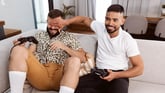Guido Plaza and Leo Grin chomp on each other VR porn video from Virtual Real Gay