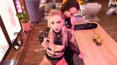 Rock out with their pussies VR porn video from Virtual Real Porn