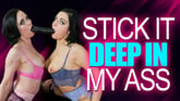 Lesbian anal toying that you will like so much VR porn video from StockingsVR