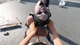 Fuck Harley Quinn in Public Before the Police Arrive – Laughing, Standing Doggy style, Busted VR porn video from VReal 18K