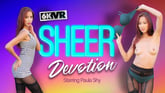 Paula Shy is a stripper and she is so savory VR porn video from StockingsVR