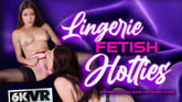 Time for some fetish hotties VR porn video from StockingsVR