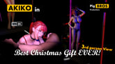 Akiko – Best Christmas Gift EVER! – 8K – 3rd Person View VR porn video from Pig Bros Productions 