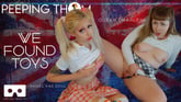 Angel And Charlene – We Found Toys VR porn video from Peeping Thom