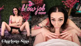 BJ Chronicles: Charlotte Sins Ties These Cherries With Her Tongue VR porn video from BlowJobNow