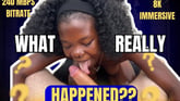Blask ASS Amelia STAR 8k, 240 MBps BITRATE, blowjob, squirt and sex VR porn video from Asian Reality