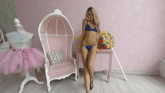 Blonde striptease VR porn video from StasyQ VR