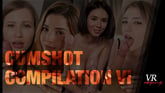Cumshot Compilation VI VR porn video from VRedging 