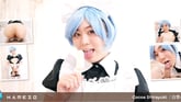 Cute Slutty Maid Cocoa Shirayuki Is So Happy to Be Bread VR porn video from Hamezo 