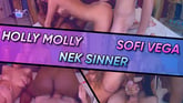 Holly Molly, Sofi Vega and Nek Sinner: live show Part 1 VR porn video from Dreamcam