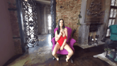 Long legs and lingerie VR porn video from StasyQ VR