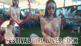Louise Barlow - Festival Girl Loves Cock VR porn video from Peeping Thom 