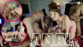 Newbie Swinger Anal Gangbang Party VR porn video from Peeping Thom