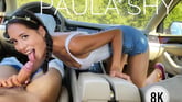 Paula Shy and you in her car VR porn video from PS-Porn