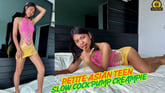 Petite Asian Teen Slow Cock Pump Creampie VR porn video from AsianSexVR 