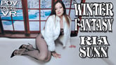 Ria Sunn: Winter Fantasy VR porn video from POV Central VR