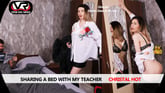 Sharing a Bed With My Teacher Christal Hot VR porn video from European Models VR 