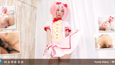 Skinny Small Boobed Yuna Haru Gets Her Meaty Pussy Gaped and Creamed VR porn video from Hamezo 