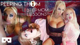 Sophie and Angel – Stepmom Lessons VR porn video from Peeping Thom