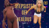 STEPSISTER GETS JEALOUS part 2 – THAI x BLACK x LESBIAN - 60FPS VR porn video from Asian Reality