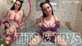 Tits and Toys with Belle Reynolds VR porn video from Peeping Thom 