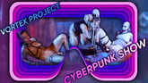 Vortex Project: CYBER PUNK. Double Fucking Machine VR porn video from Dreamcam 