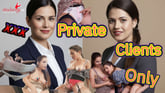 Private clients only VR porn video from StockingsVR 