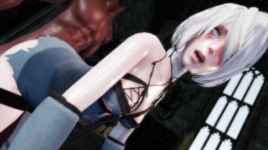 Nier Automata – 2B From Behind (A XXX Parody) VR porn video from Lewd FRAGGY studio