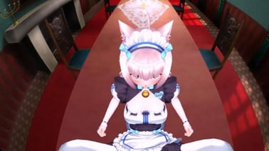 Nekopara Vanilla Fucks on the Table VR porn video from Lewd FRAGGY studio