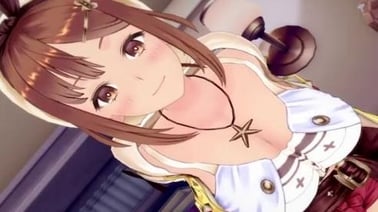 Hentai waifu makes you happy VR porn video from SphereWorld studio