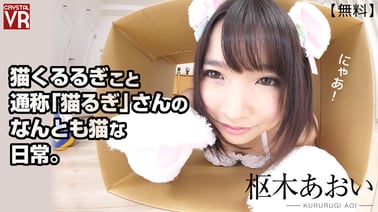 Aoi Kururugi is featuring in “An ordinary day of Neko-kururugi (Cat-like-Kururugi)” VR porn video from AdultFestaVR studio