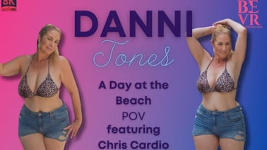 Danni Jones A Day At The Beach VR porn video from Blush Erotica VR studio