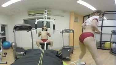 Two Japanese VR Porn Stars Fuck At Gym VR porn video from AdultFestaVR studio