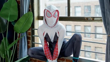 Spider-Gwen's secret lover (Parody) VR porn video from VR Conk studio
