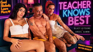 [Trans] Knows Best: Blazy Kitsune & Angel Sammi VR porn video from Mugur's World VR studio