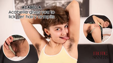 Acabella Gives You to Lick Her Hairy Armpits VR porn video from Erotic Sinners studio