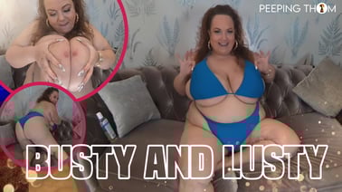 Busty And Lusty VR porn video from Peeping Thom studio