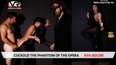 Cuckold The Phantom of the Opera Aya Goldie VR porn video from European Models VR studio