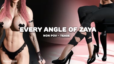 Every Angle of Zaya VR porn video from Desire Room studio