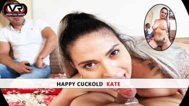 Happy Cuckold Kate VR porn video from European Models VR studio