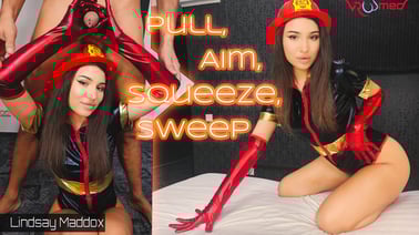 Lindsay Maddox - Pull, Aim, Squeeze, Sweep VR porn video from VRoomed studio