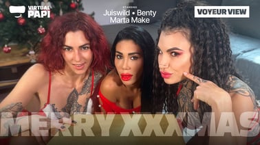 Merry XXXMas (Voyeur View) VR porn video from Virtual Papi studio