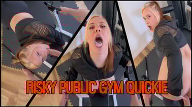 Risky Public Gym Quickie VR porn video from AnjaAmelia studio
