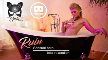 Sensual Bath Total Relaxation VR porn video from KinkyGirlsBerlin studio