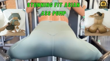 Stunning Fit Asian Ass Pump VR porn video from FitLoversVR studio