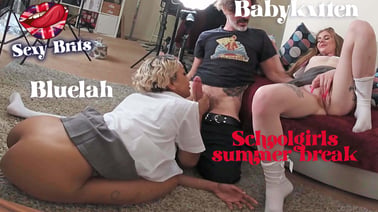 Summer School Break Threesome Voyeur Part 1 VR porn video from AllVRPorn studio