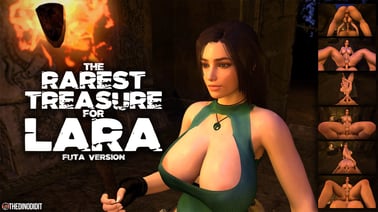The Rarest Treasure for Lara (Futa Version) (A XXX Parody) VR porn video from TheDinoDidIt studio